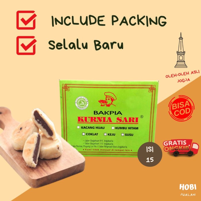 Kualitas rasa bakpia kurnia sari vs merek lain