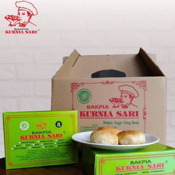 Kualitas rasa bakpia kurnia sari vs merek lain
