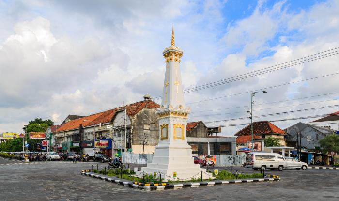 Tugu jogja sebagai landmark dan ikon kebanggaan kota yogyakarta